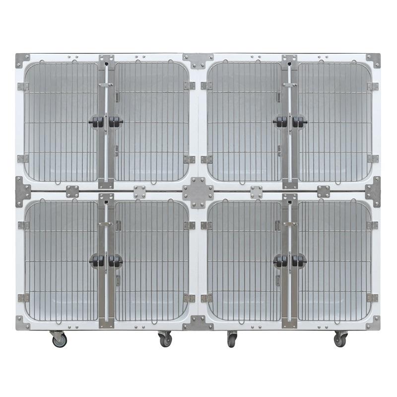 கால்நடை நீர்ப்புகா கண்ணாடியிழை மாடுலர் நாய் கூண்டு